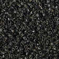Miyuki delica beads 10/0 - Black picasso DBM-2261